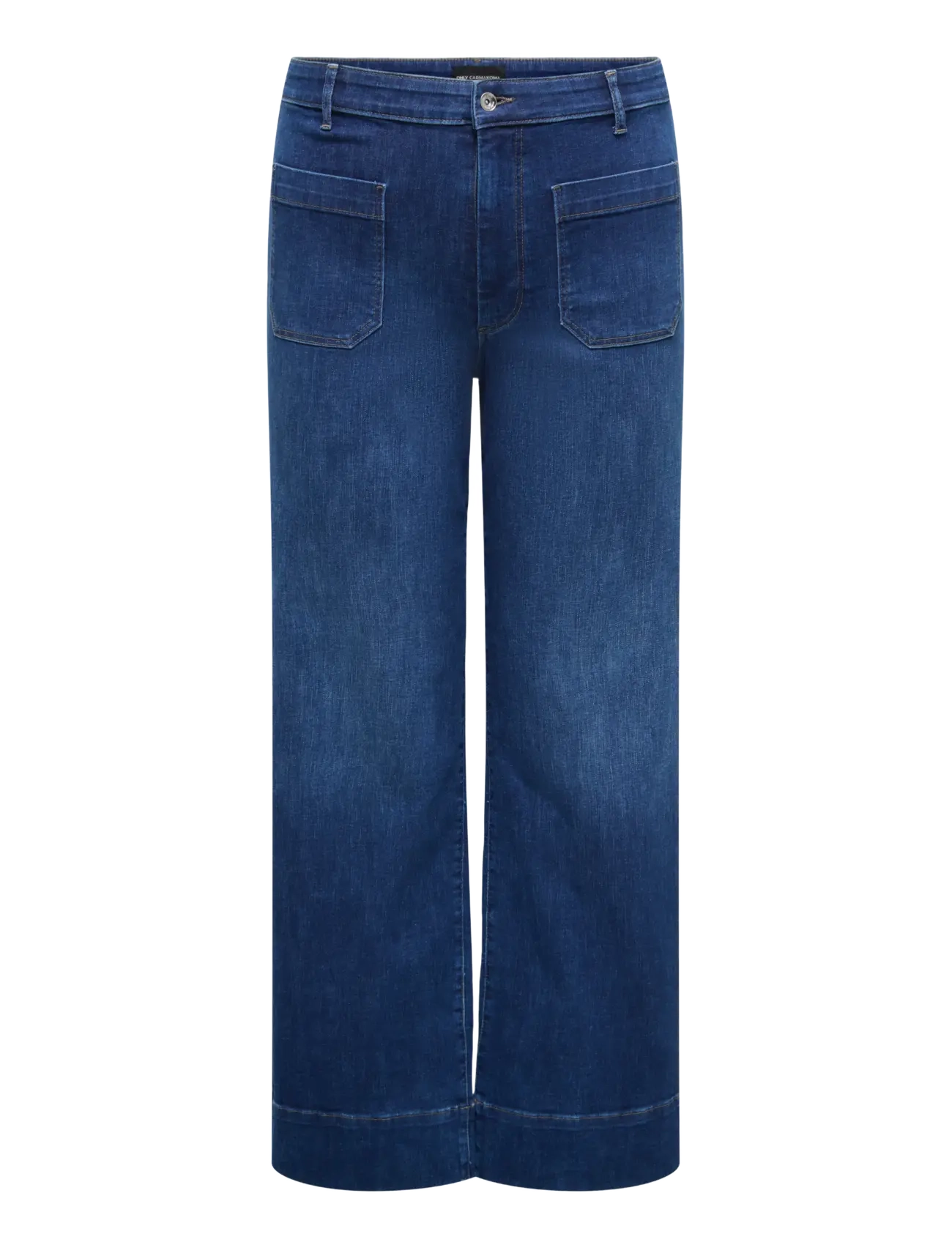 ONLY Carmakoma - CARMADISON-WAUW HW POCKET WIDE BOX NOOS - dark blue denim - 1