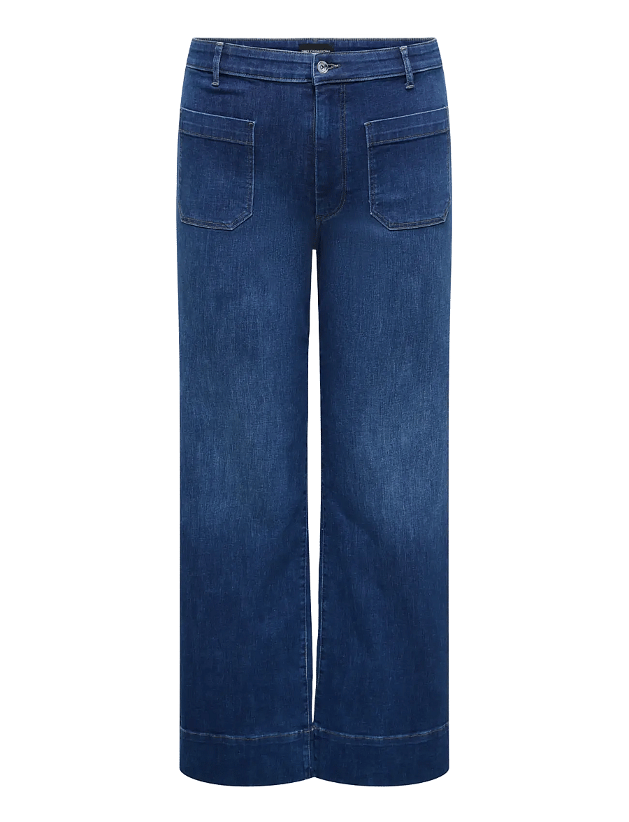 ONLY Carmakoma - CARMADISON-WAUW HW POCKET WIDE BOX NOOS - dark blue denim - 1