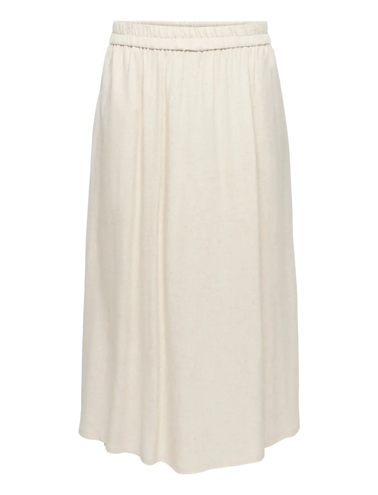 ONLY Carmakoma CARSIESTA LONG SKIRT WVN NOOS - Transitional Layering - MOONBEAM / cream
