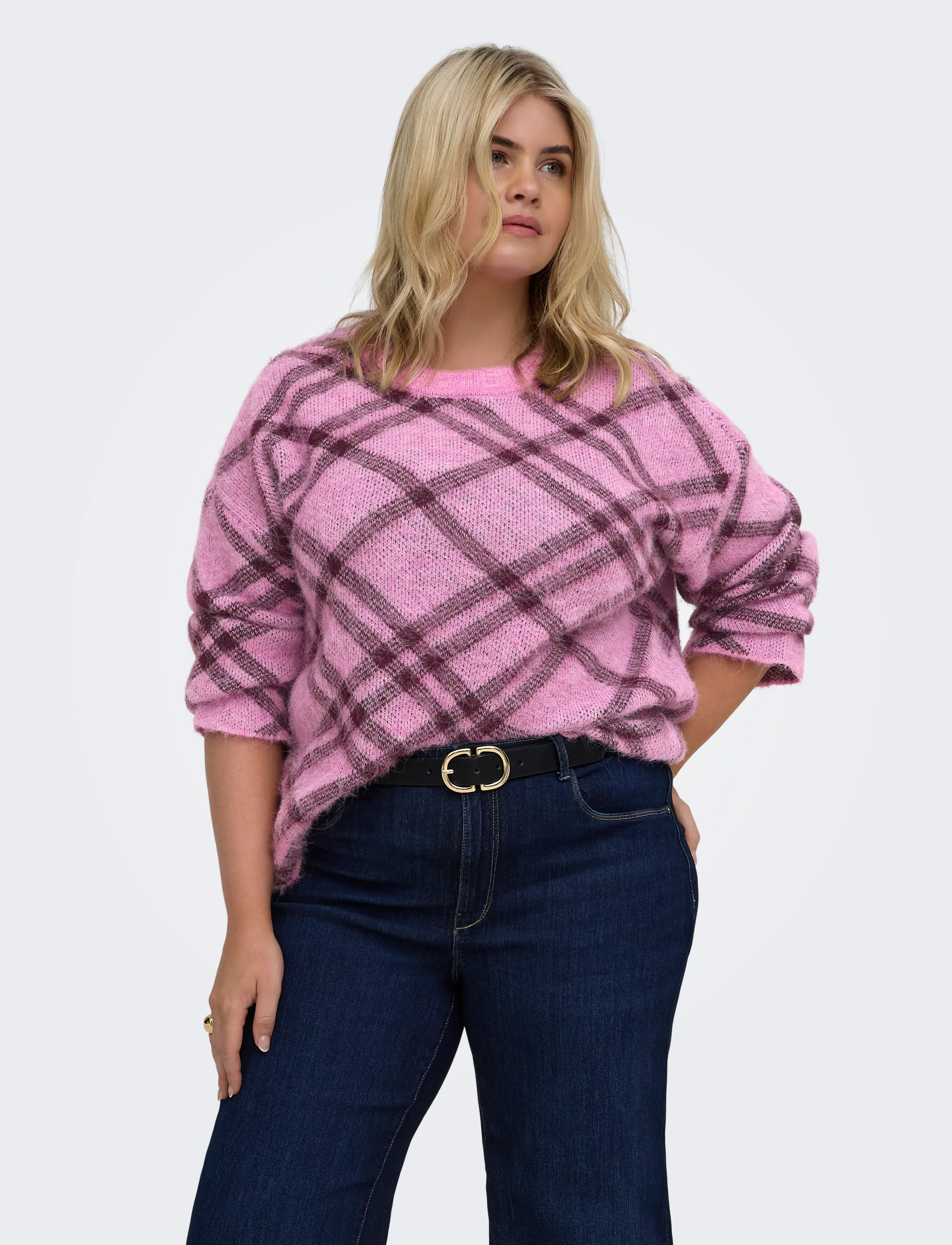 Carnoeme Ls Pattern O-Neck Knt