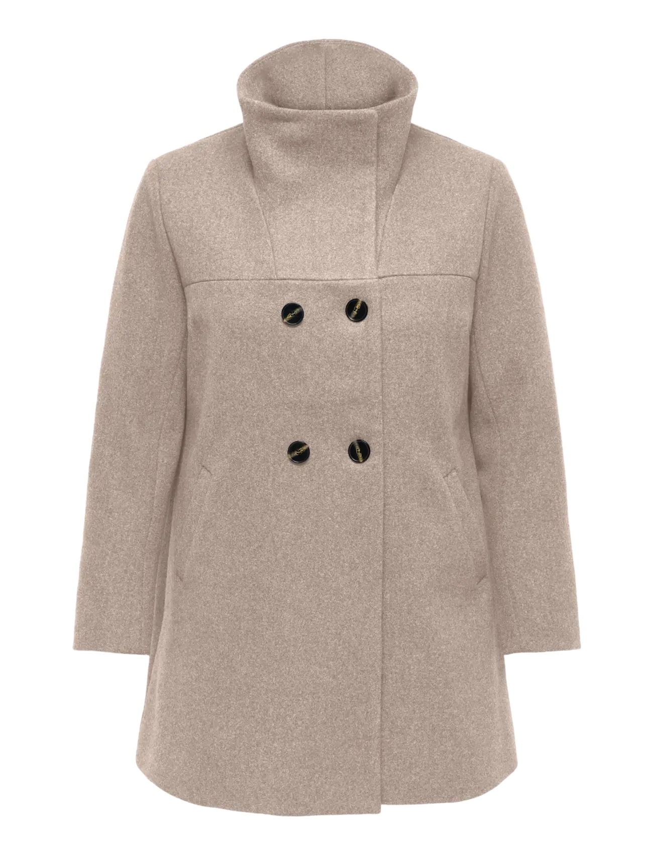 ONLY Carmakoma CARBLAKE SOPHIA COAT OTW - Jackets & Coats - SIMPLY TAUPE / beige