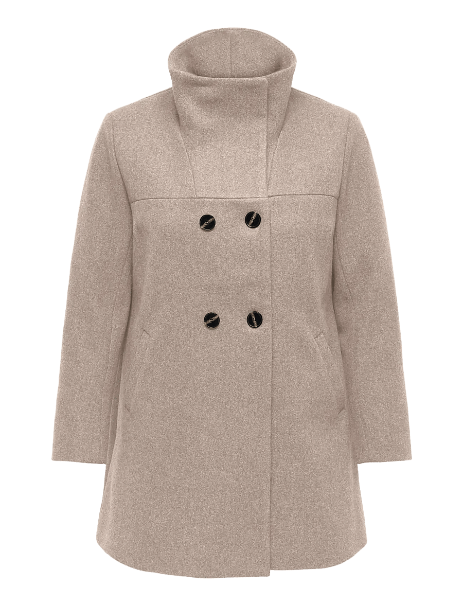 ONLY Carmakoma - CARBLAKE SOPHIA COAT OTW - coats - simply taupe - 0