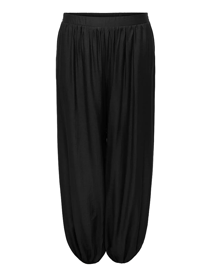 ONLY Carmakoma - CARCAMILLE HAREM PANT WVN - barrel trousers - black - 1