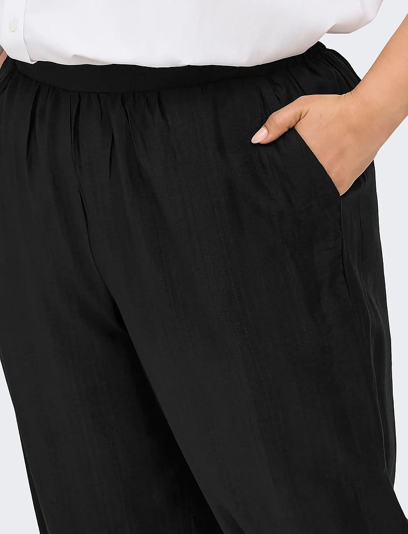 ONLY Carmakoma - CARCAMILLE HAREM PANT WVN - barrel trousers - black - 5