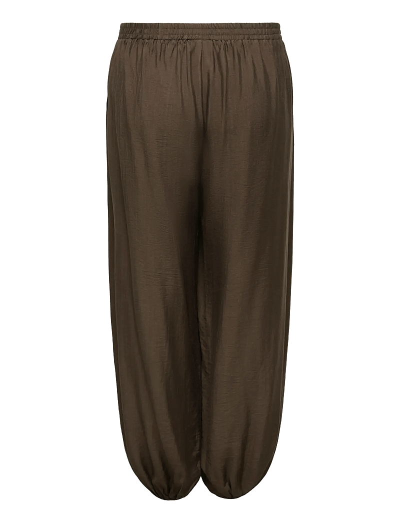 ONLY Carmakoma - CARCAMILLE HAREM PANT WVN - barrel-bukser - chocolate martini - 2