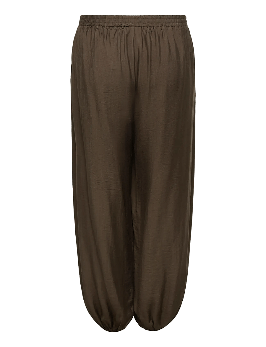 ONLY Carmakoma - CARCAMILLE HAREM PANT WVN - hosen mit geradem bein - chocolate martini - 2