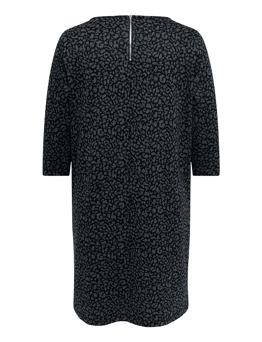 ONLY Carmakoma - CARMARRY MARTHA 3/4 MIDI DRESS JRS - midi kjoler - black - 1