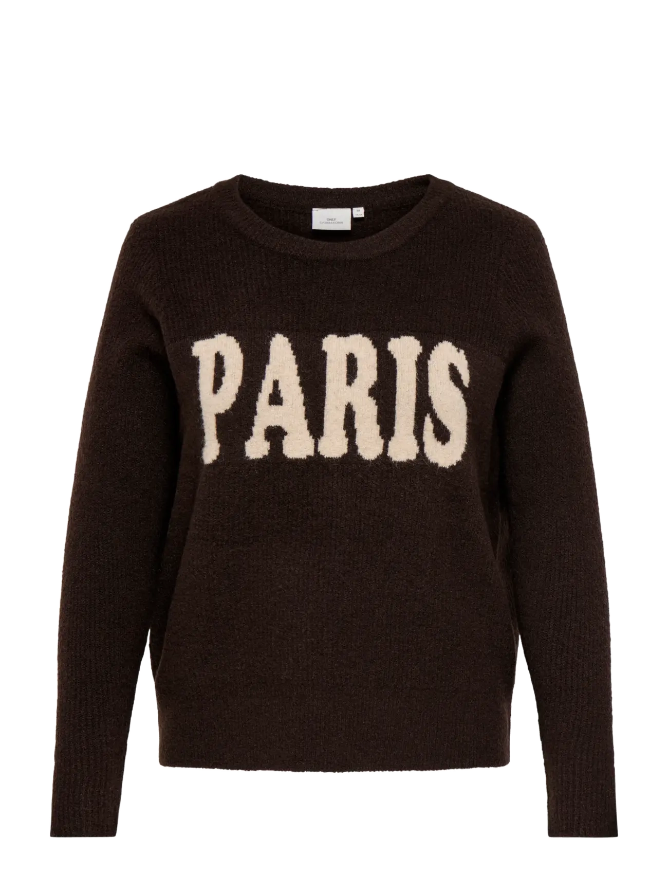 ONLY Carmakoma CARJERICO L/S PULLOVER KNT - Kampsunid - COFFEE BEAN / brown