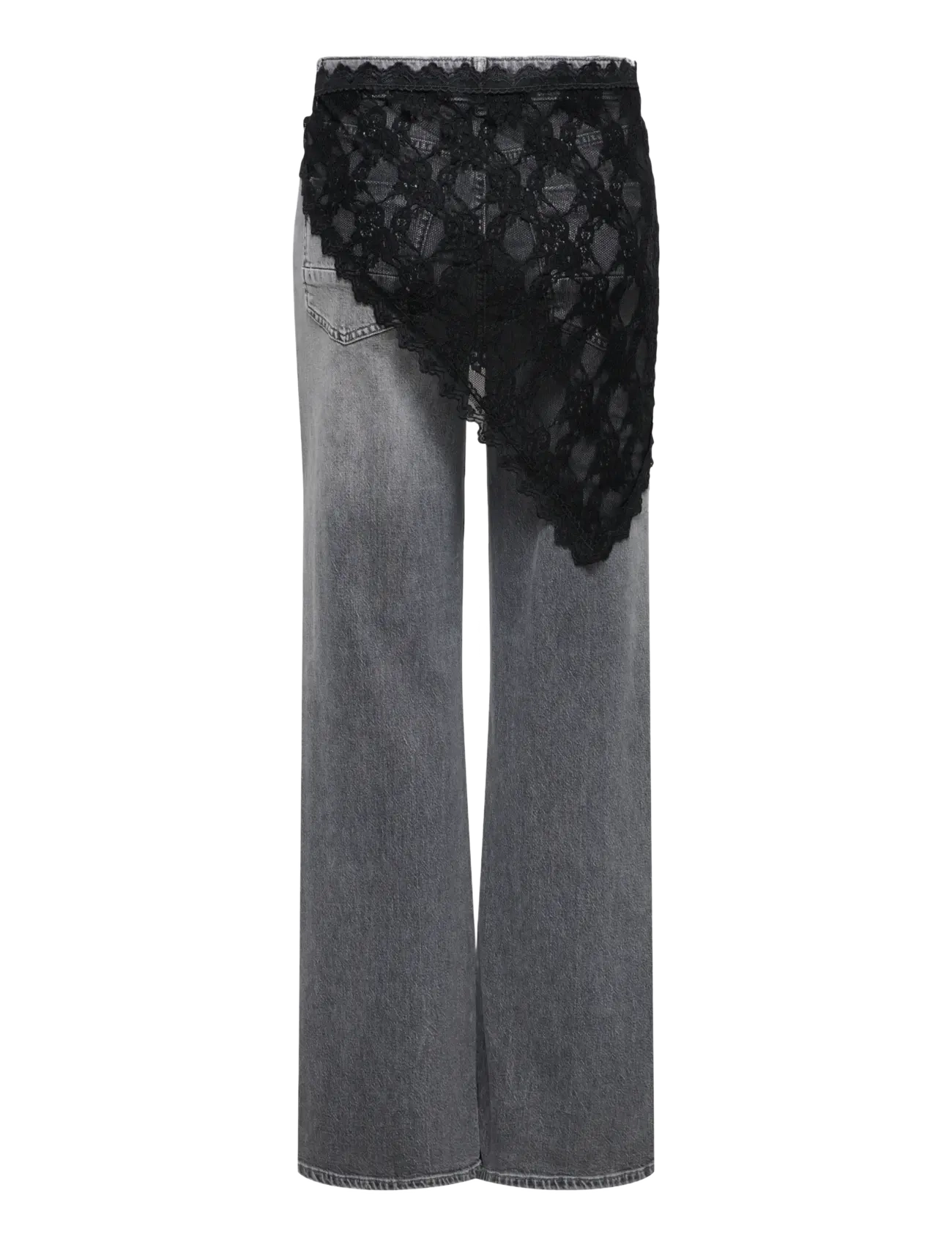 ONLY Carmakoma - CARSOF LACE SCARF WVN EX - tynde tørklæder - black - 1