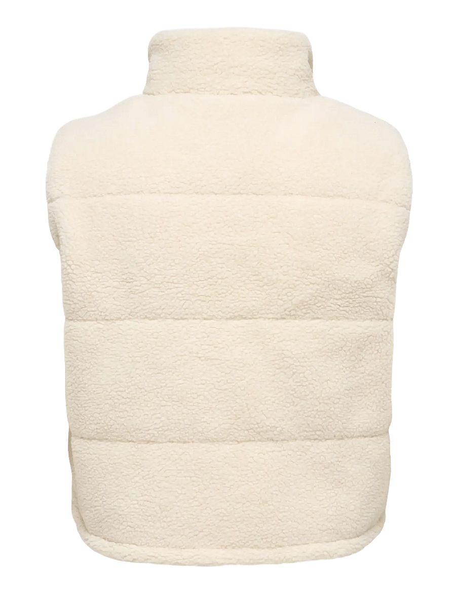 ONLY Carmakoma - CARSANDRA TEDDY WAISTCOAT OTW NOOS - fleece- und teddy-westen - pumice stone - 2