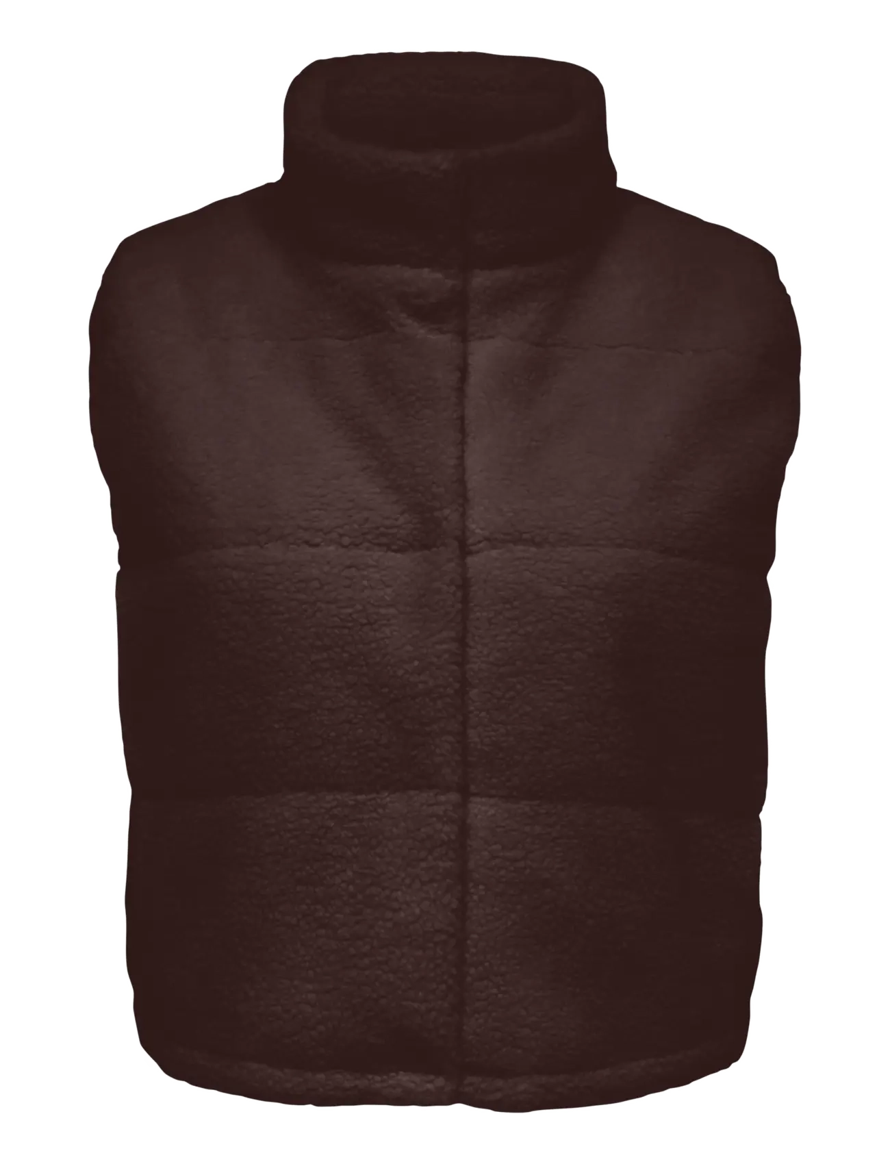 ONLY Carmakoma CARSANDRA TEDDY WAISTCOAT OTW NOOS - Westen - SEAL BROWN / brown