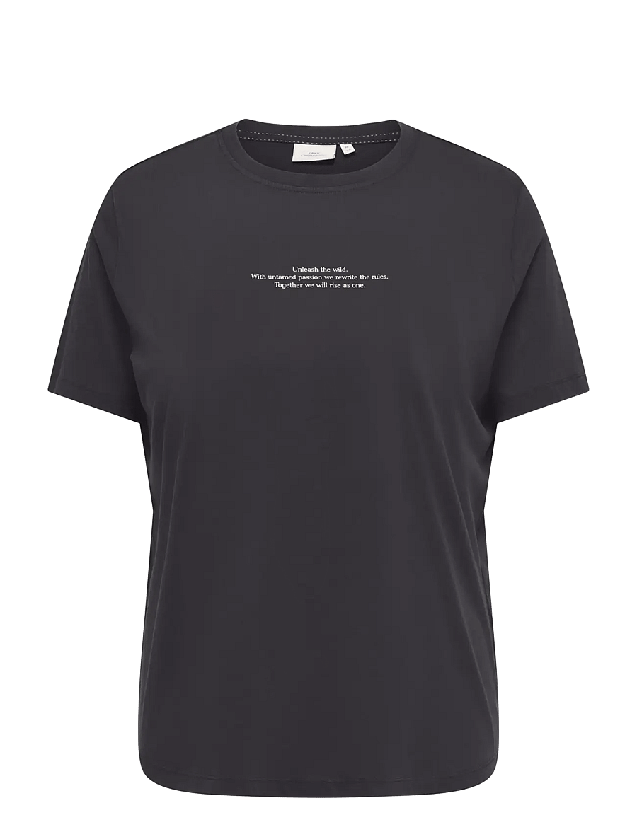 ONLY Carmakoma - CARROXY S/S REG O-NECK TEE JRS - phantom - 0