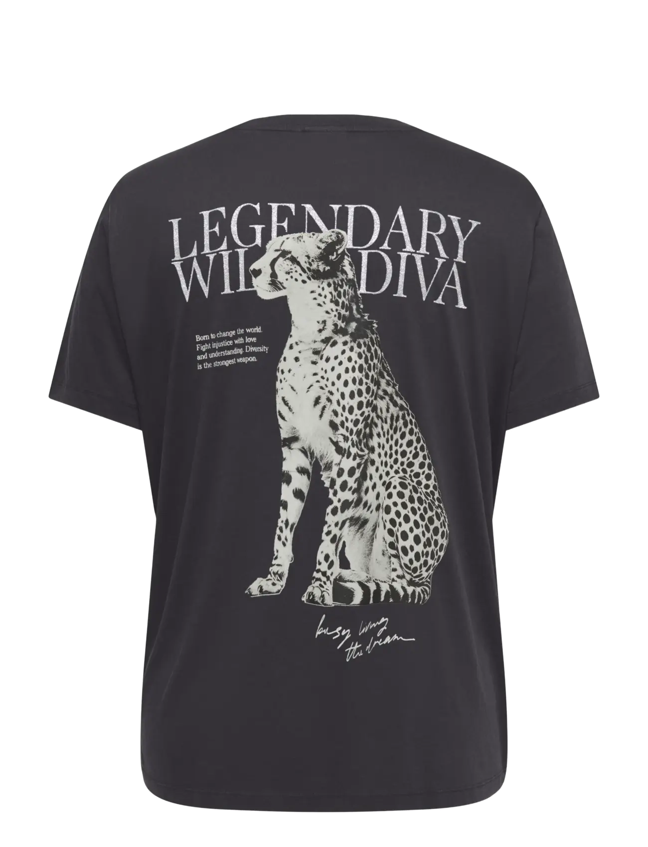 ONLY Carmakoma - CARROXY S/S REG O-NECK TEE JRS - phantom - 1