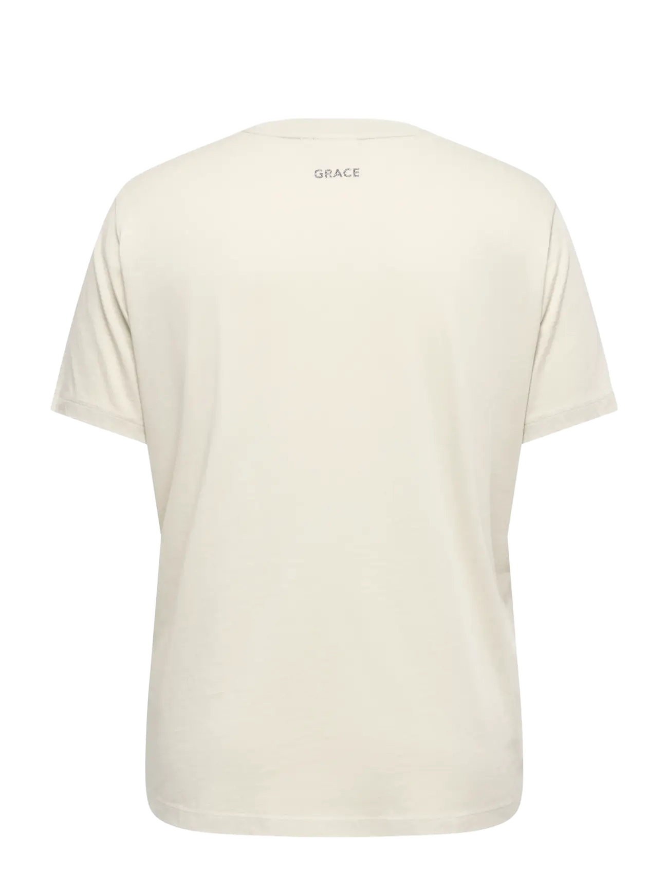 ONLY Carmakoma - CARROXY S/S REG O-NECK TEE JRS - pumice stone - 2