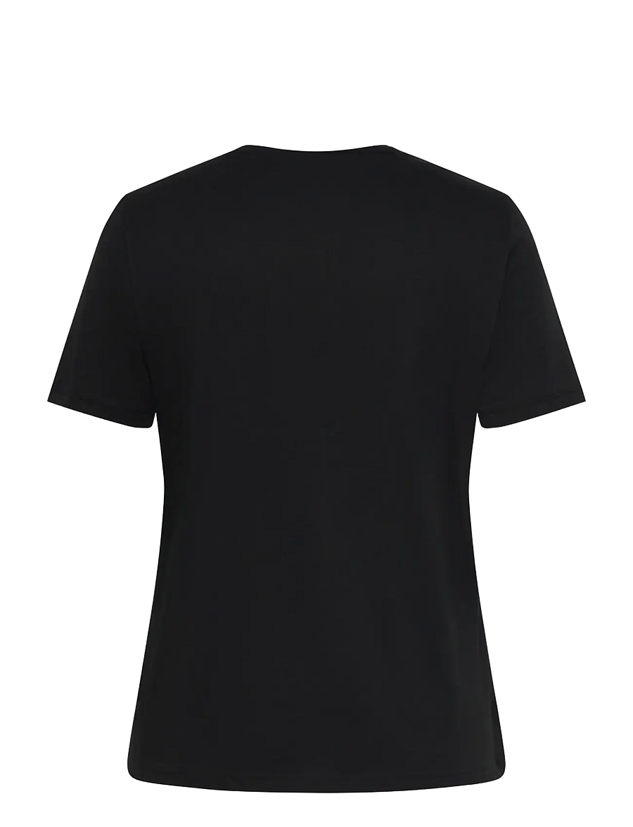 ONLY Carmakoma - CARKITA REG S/S TEE XMAS JRS - t-shirts - black - 2