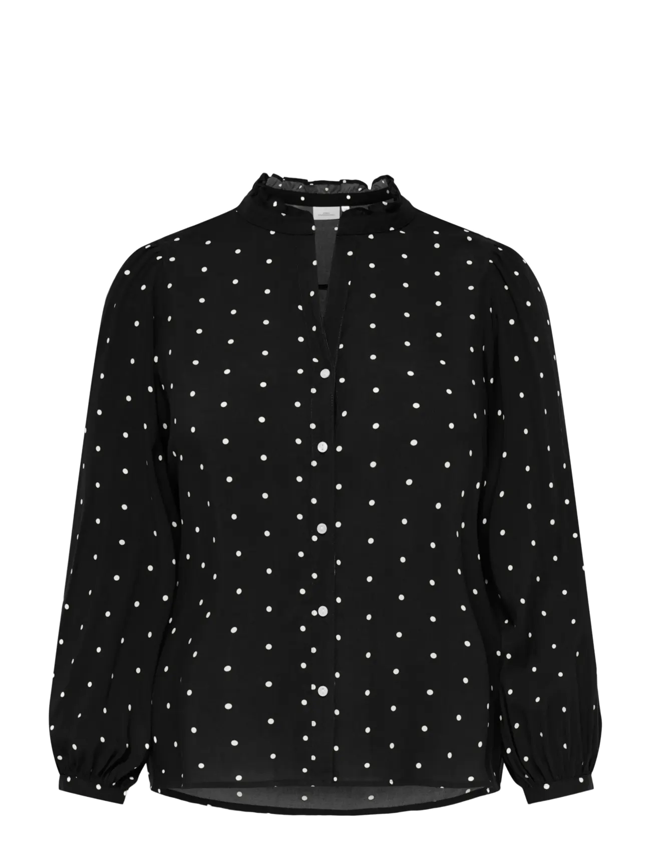 ONLY Carmakoma CARRAYA L/S SHIRT WVN NOOS - Kläder - BLACK / black