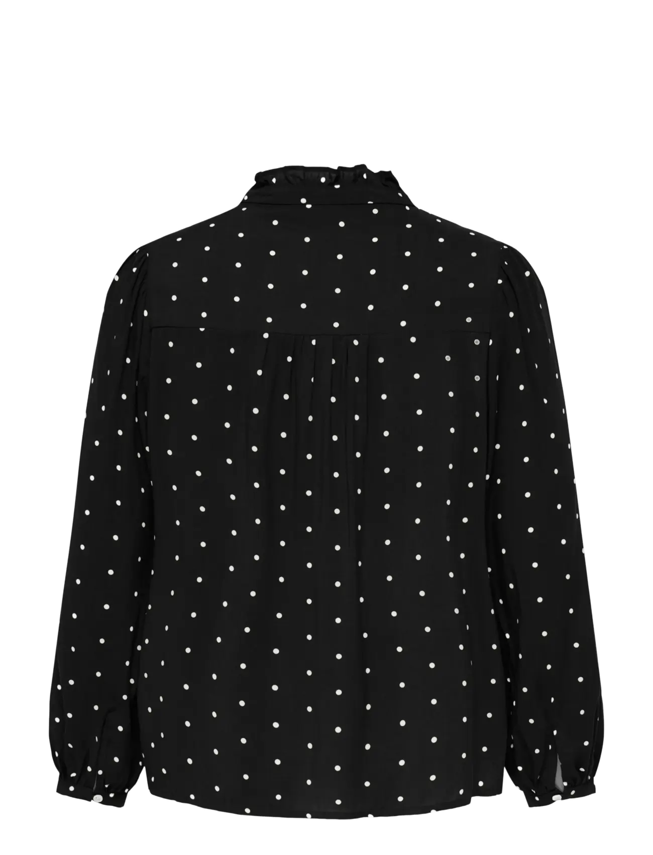 ONLY Carmakoma - CARRAYA L/S SHIRT WVN NOOS - långärmade skjortor - black - 1
