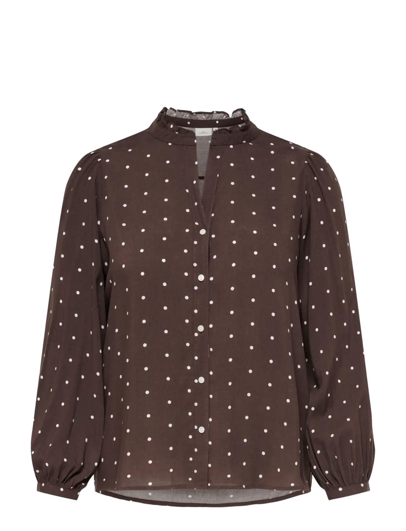 ONLY Carmakoma - CARRAYA L/S SHIRT WVN NOOS - long-sleeved shirts - deep mahogany - 1