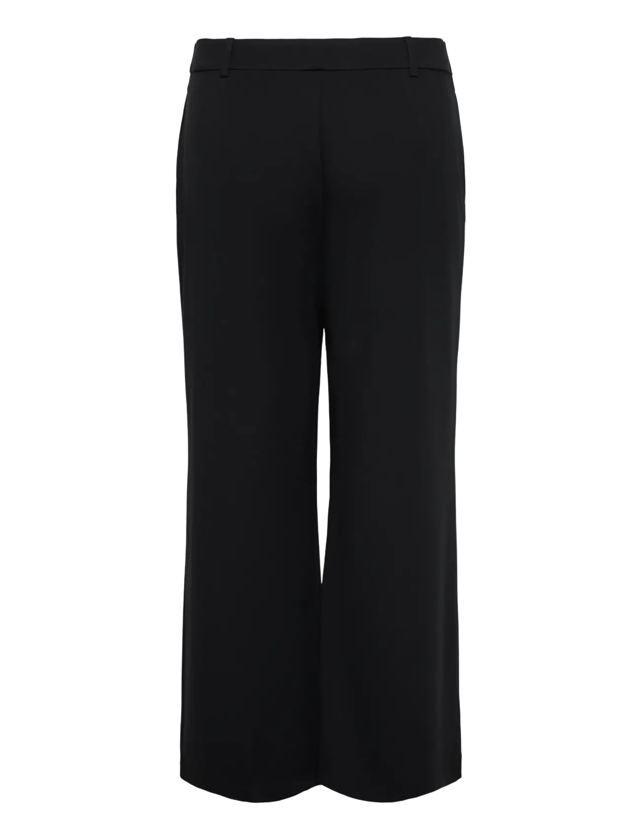 ONLY Carmakoma - CARGOLDTRASH-TAILOR HW STR PANT TLR NOOS - straight leg trousers - black - 1