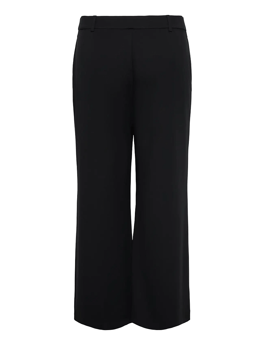 ONLY Carmakoma - CARGOLDTRASH-TAILOR HW STR PANT TLR NOOS - hose mit geradem bein - black - 1