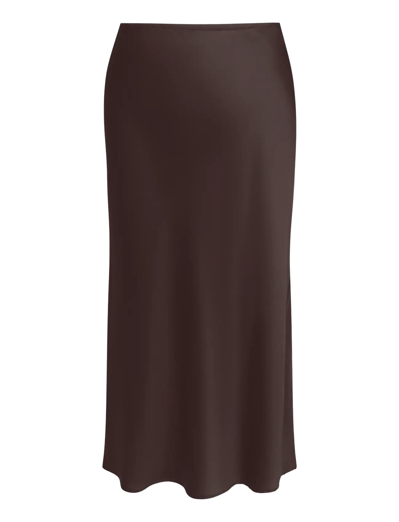 ONLY Carmakoma CARCHIGO MIDAXI SATIN SKIRT WVN - ONLY Carmakoma - BLACK COFFEE / brown