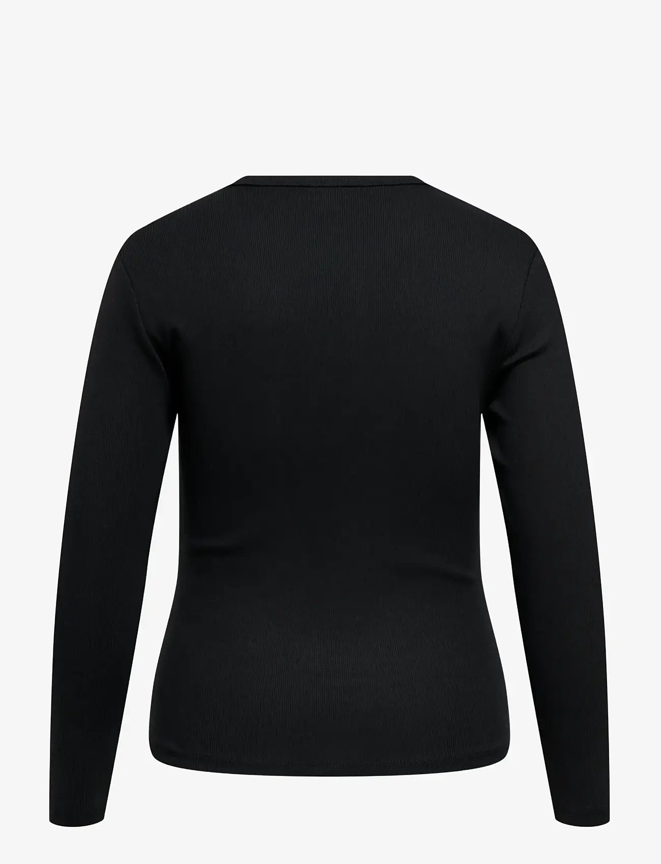 ONLY Carmakoma - CARVAL L/S O-NECK TOP JRS NOOS - palaidinukės ilgomis rankovėmis - black - 1