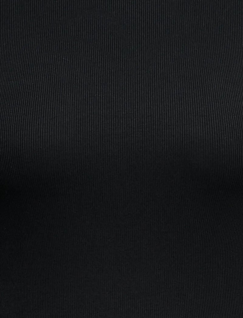 ONLY Carmakoma - CARVAL L/S O-NECK TOP JRS NOOS - palaidinukės ilgomis rankovėmis - black - 2