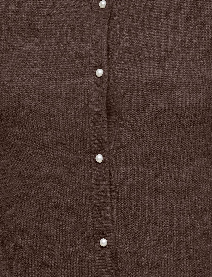 ONLY Carmakoma - CARROSE L/S CARDIGAN KNT. - bracken - 2