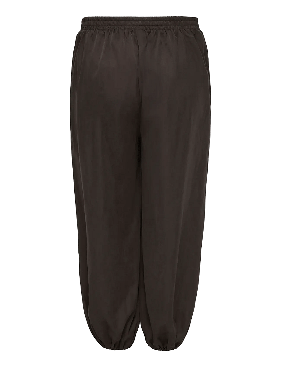 ONLY Carmakoma - CARLUCCA BALLOON PANT PNT - hosen mit geradem bein - coffee bean - 1