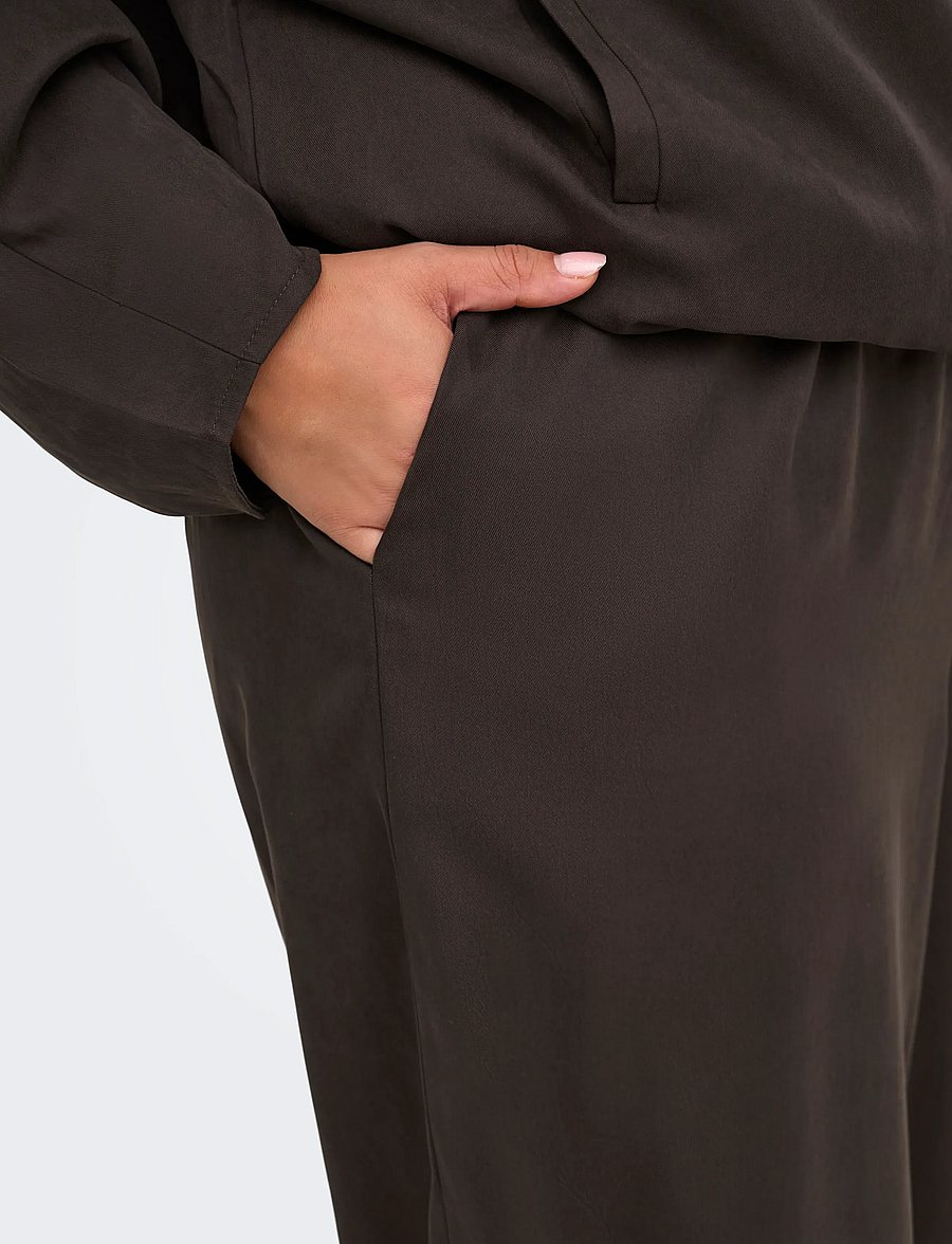 ONLY Carmakoma - CARLUCCA BALLOON PANT PNT - barrel-püksid - coffee bean - 5