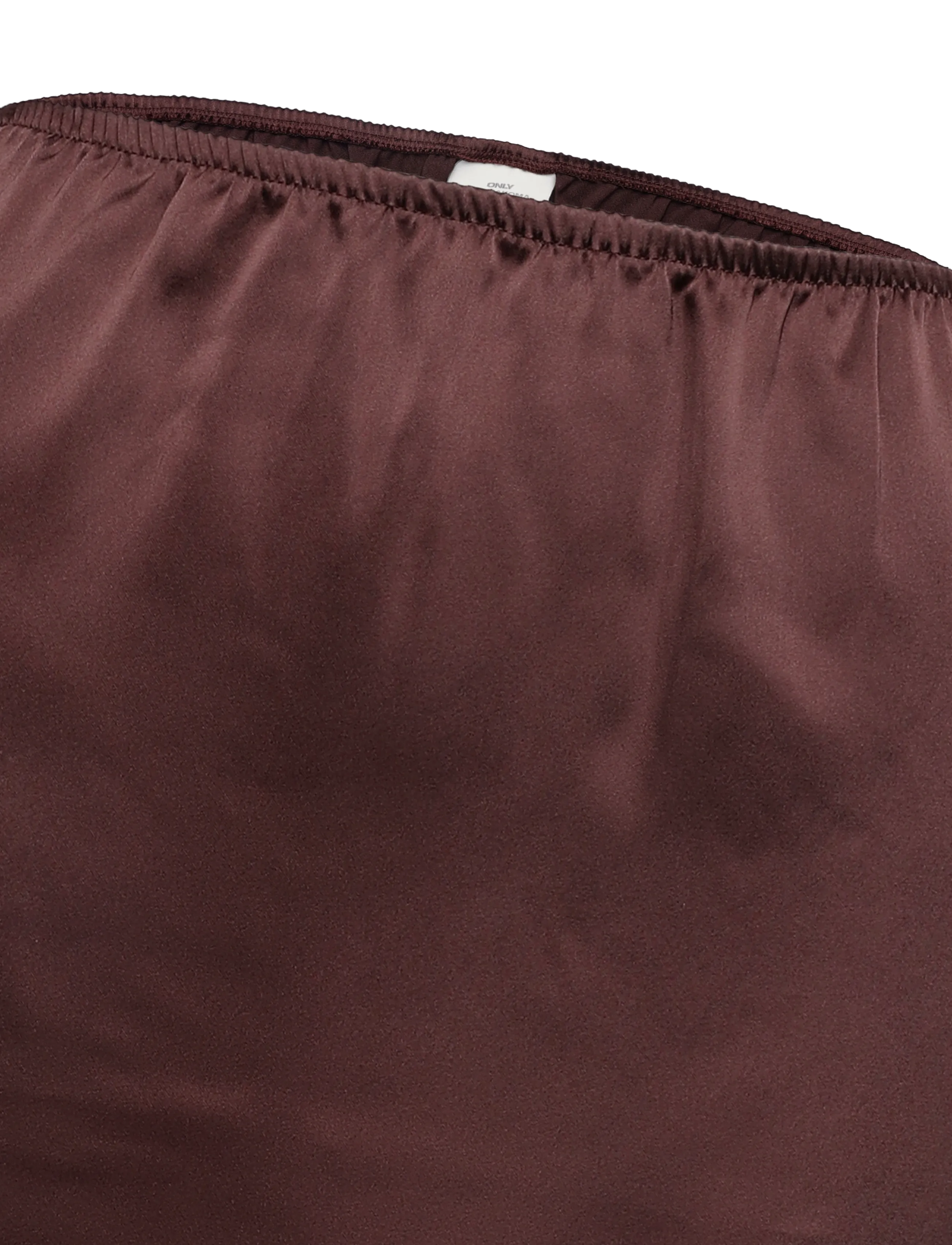ONLY Carmakoma - CARINDONA MIDI LACE SATIN SKIRT WVN - chocolate torte - 2