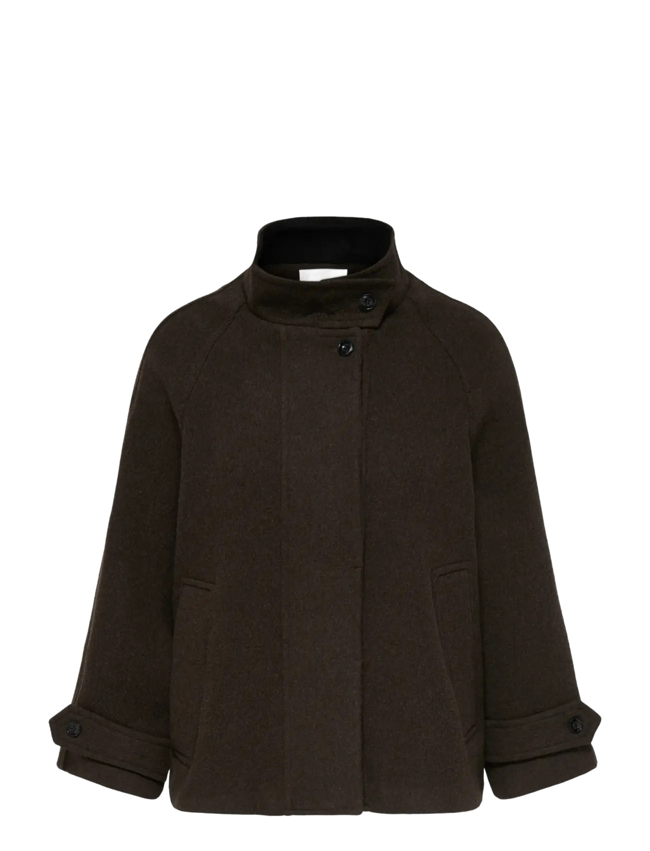 ONLY Carmakoma CARSIVA WOOL JACKET OTW - Jacken & Mäntel - DELICIOSO / brown