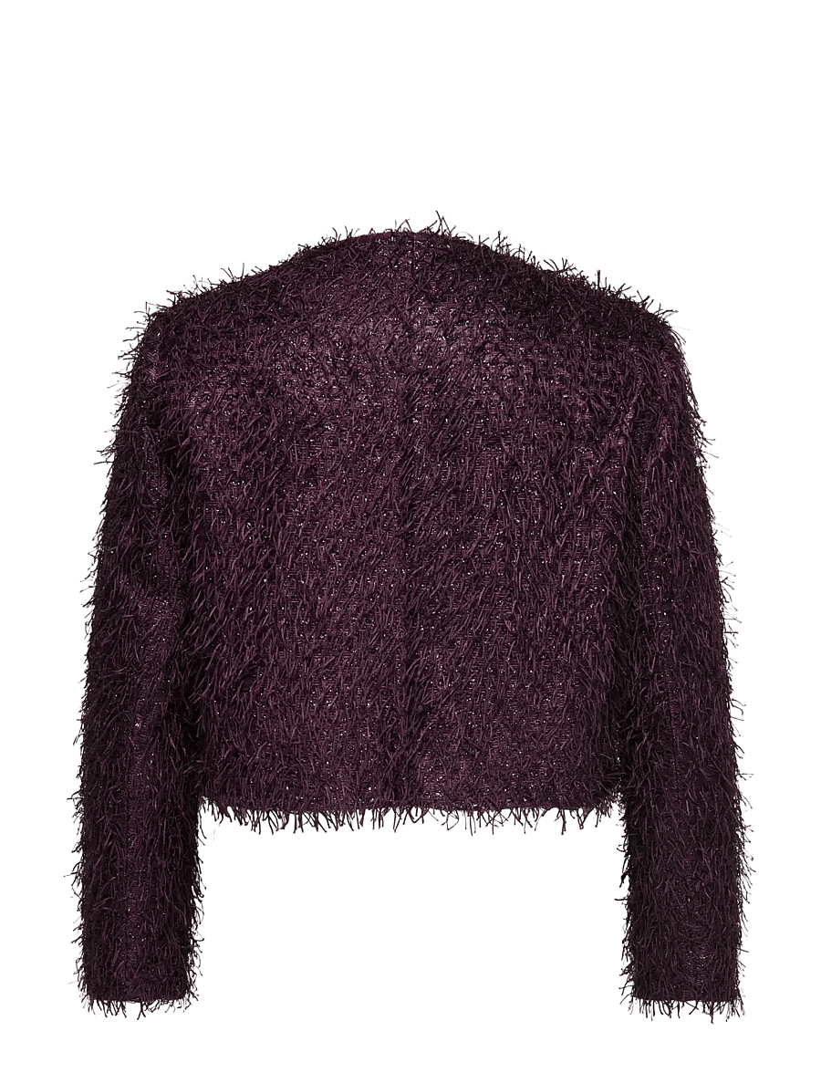 ONLY Carmakoma - CARNEWLISE SHORT JACKET OTW - faux fur - winetasting - 1
