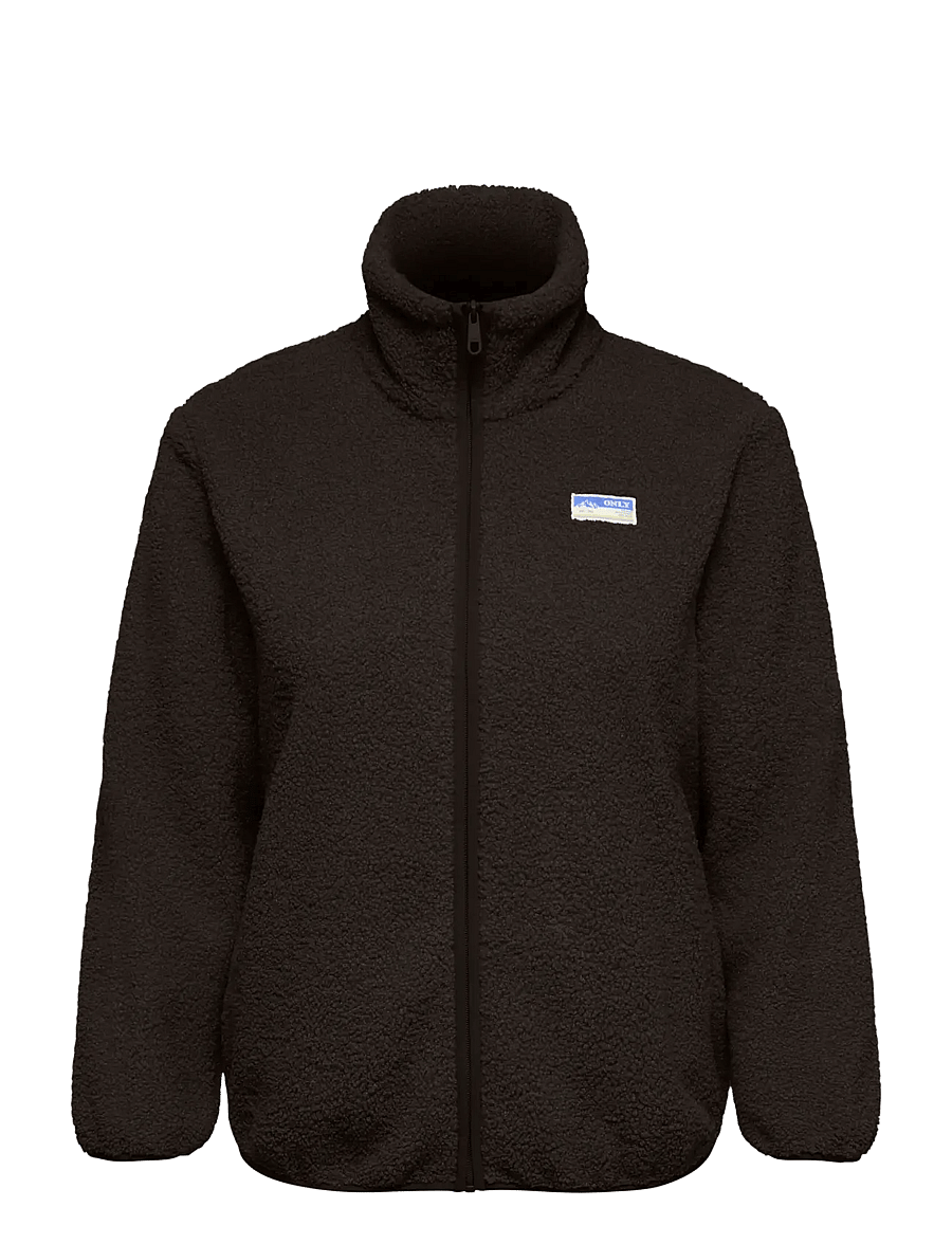 ONLY Carmakoma - CAREVA TEDDY JACKET OTW - kunstpelz - chocolate torte - 1