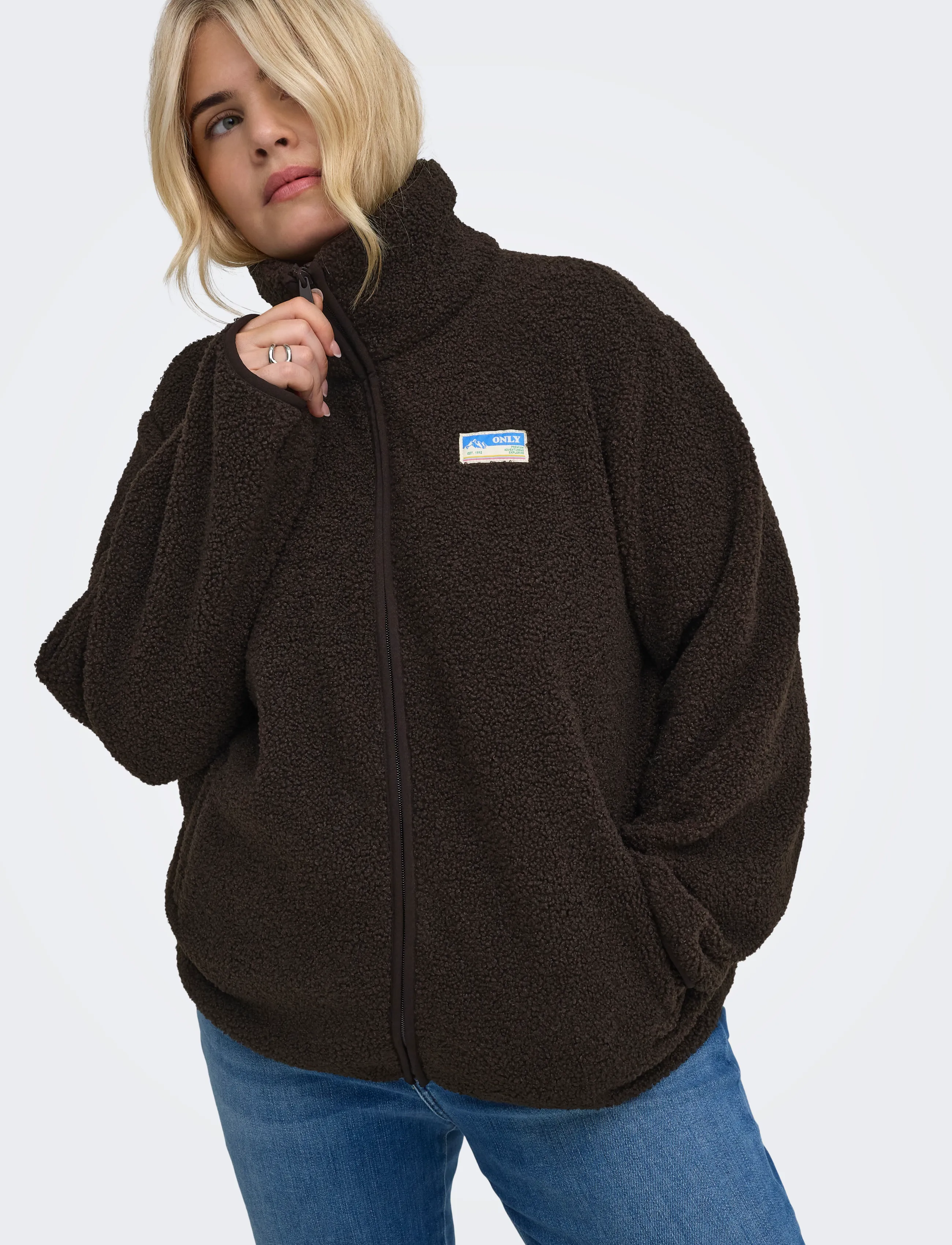 ONLY Carmakoma Careva Teddy Jacket Otw jackor dam – bild 6