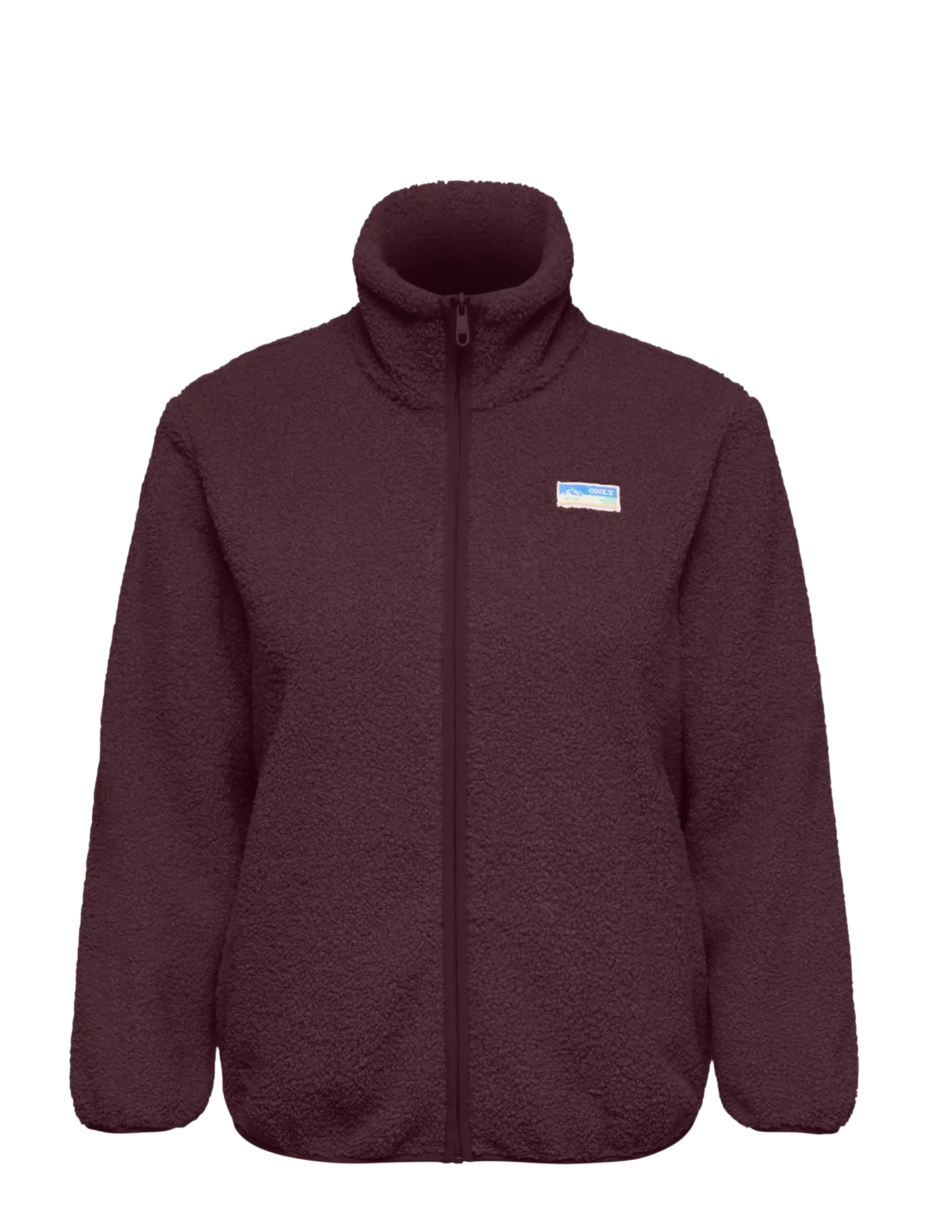 ONLY Carmakoma CAREVA TEDDY JACKET OTW - ONLY Carmakoma - WINETASTING / burgundy