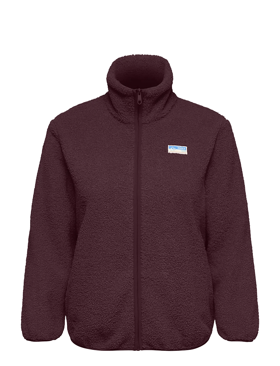 ONLY Carmakoma - CAREVA TEDDY JACKET OTW - kunstpelz - winetasting - 0