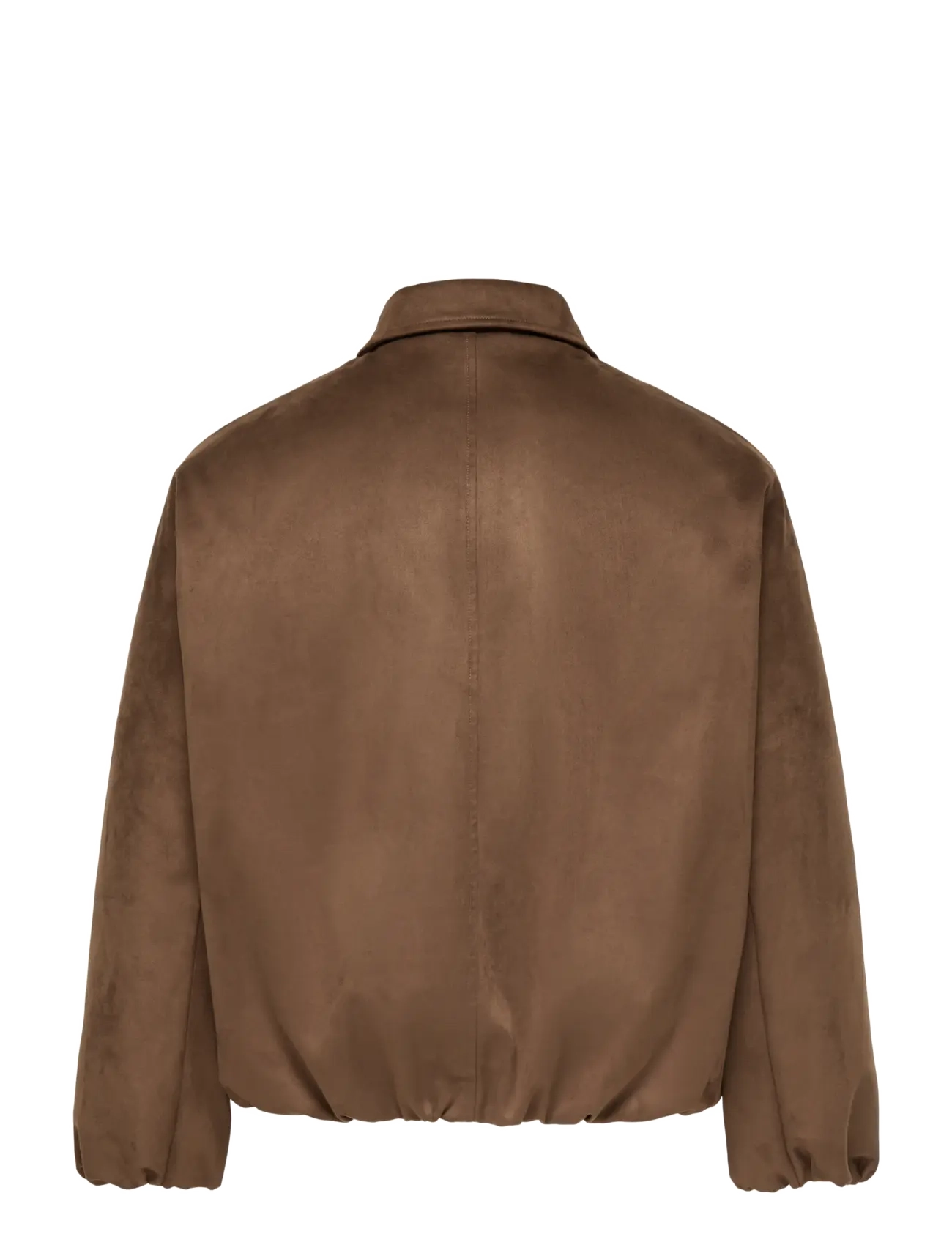 ONLY Carmakoma - CARFIONA FAUX SUEDE PADDED BOMBER OTW - emperador - 1