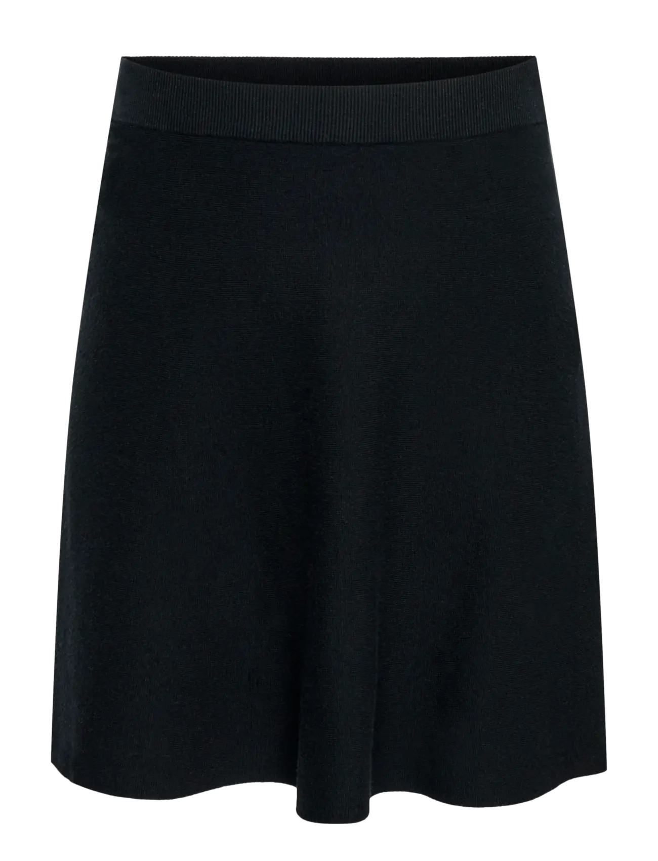 ONLY Carmakoma CARAMAR SKATER MINI SKIRT KNT - ONLY Carmakoma - BLACK / black