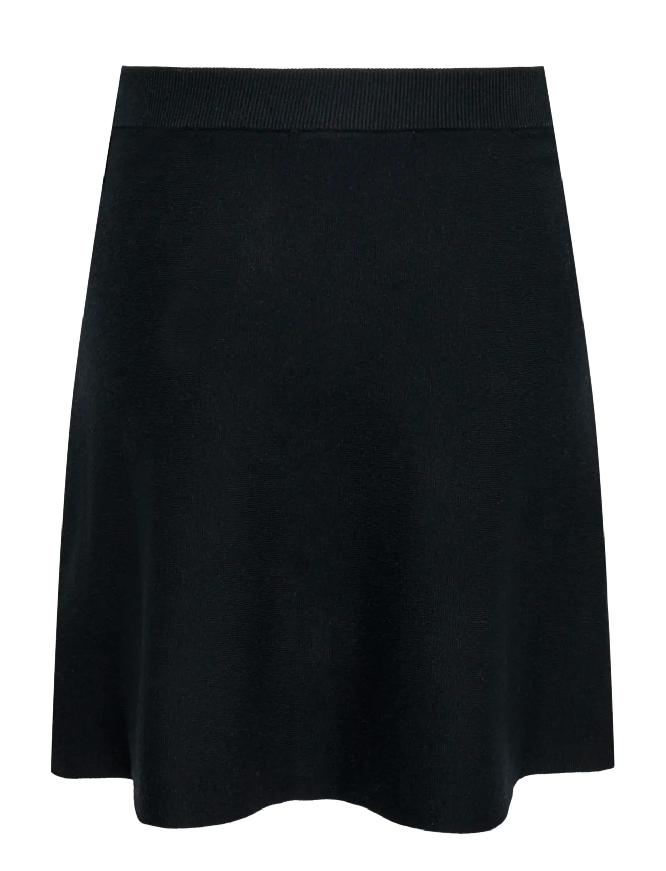 ONLY Carmakoma - CARAMAR SKATER MINI SKIRT KNT - strickröcke - black - 2