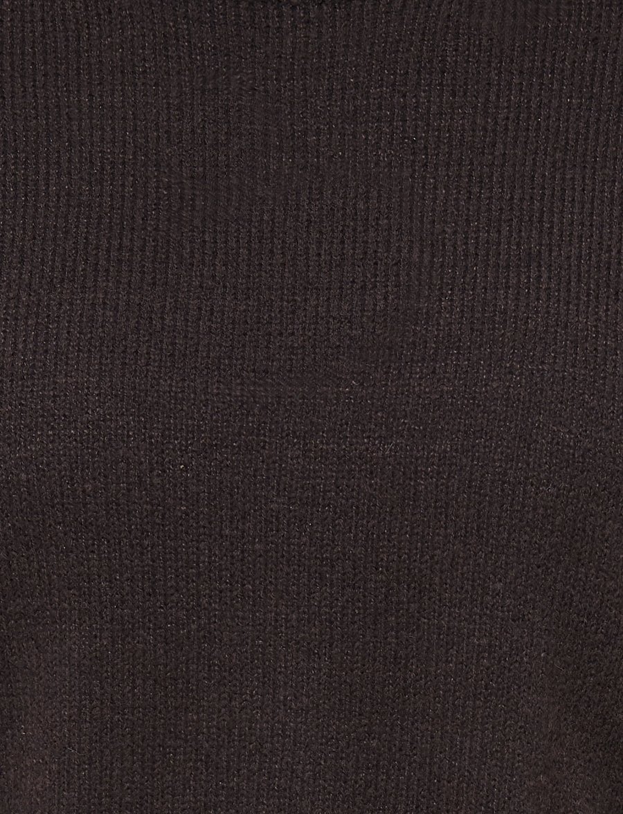 ONLY Carmakoma - CAREVIE LS LACE MIX O-NECK KNT - pullover - coffee bean - 2