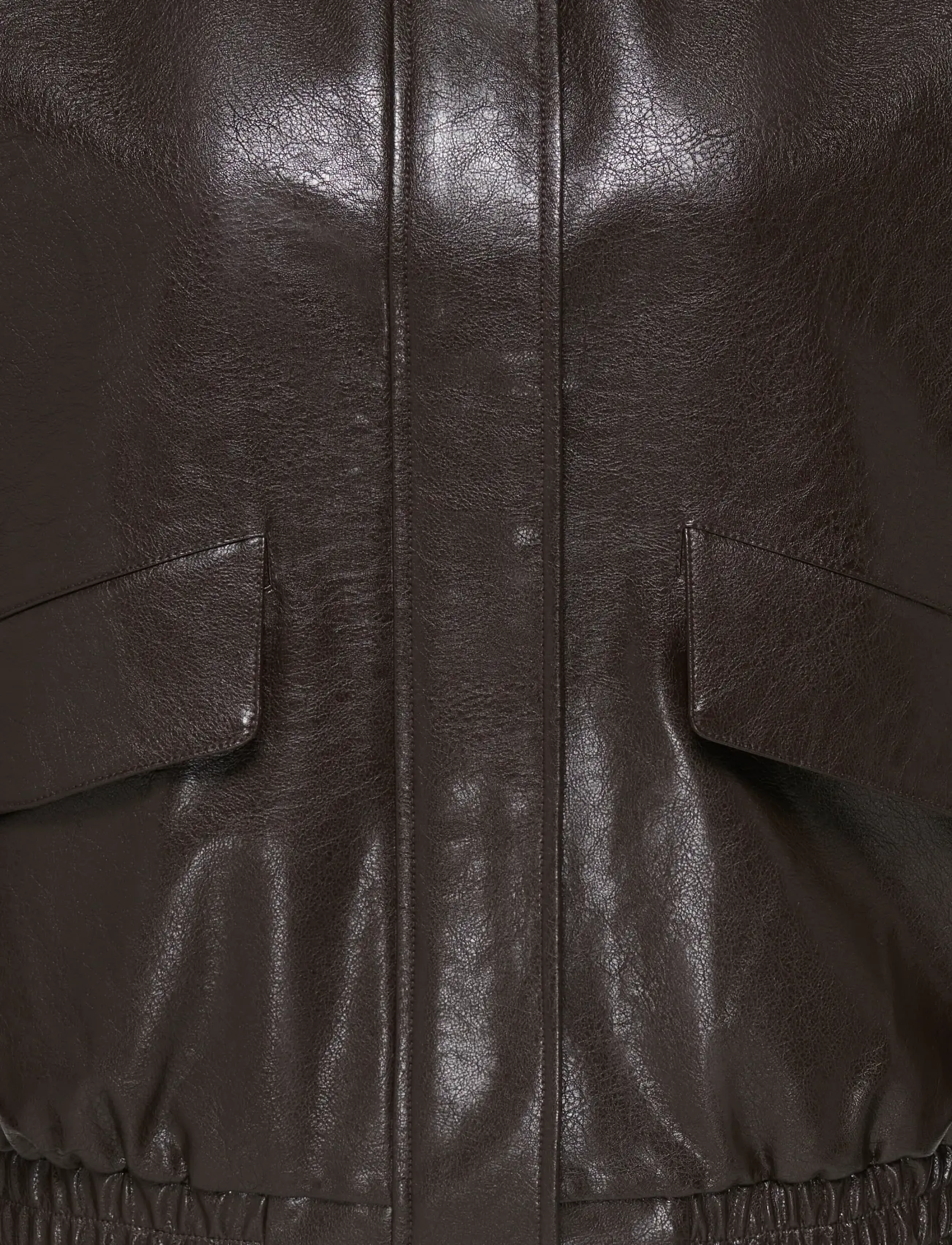 ONLY Carmakoma - CARJULIA FAUX LEATHER OVZ. BOMBER  OTW - frühlingsjacken - chocolate torte - 2