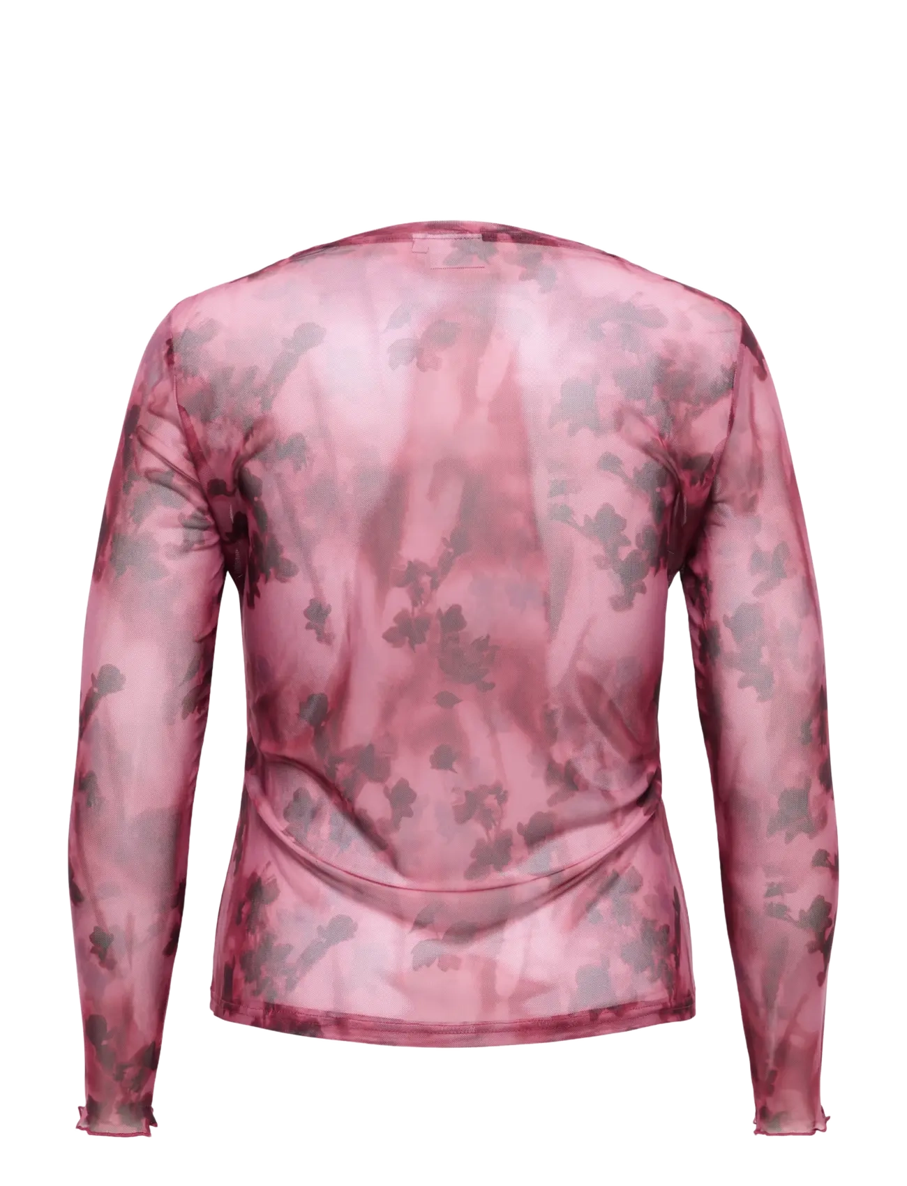 ONLY Carmakoma - CARJUNGLE L/S O-NECK TOP JRS - rumba red - 2