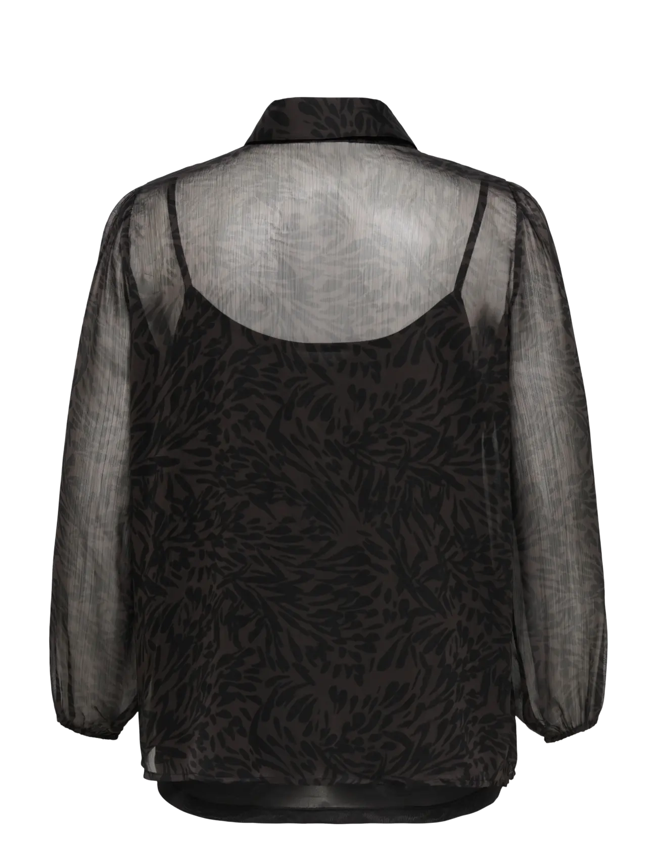 ONLY Carmakoma - CARSTAR PENINNA L/S SHIRT AOP BF - long-sleeved shirts - chocolate plum - 1