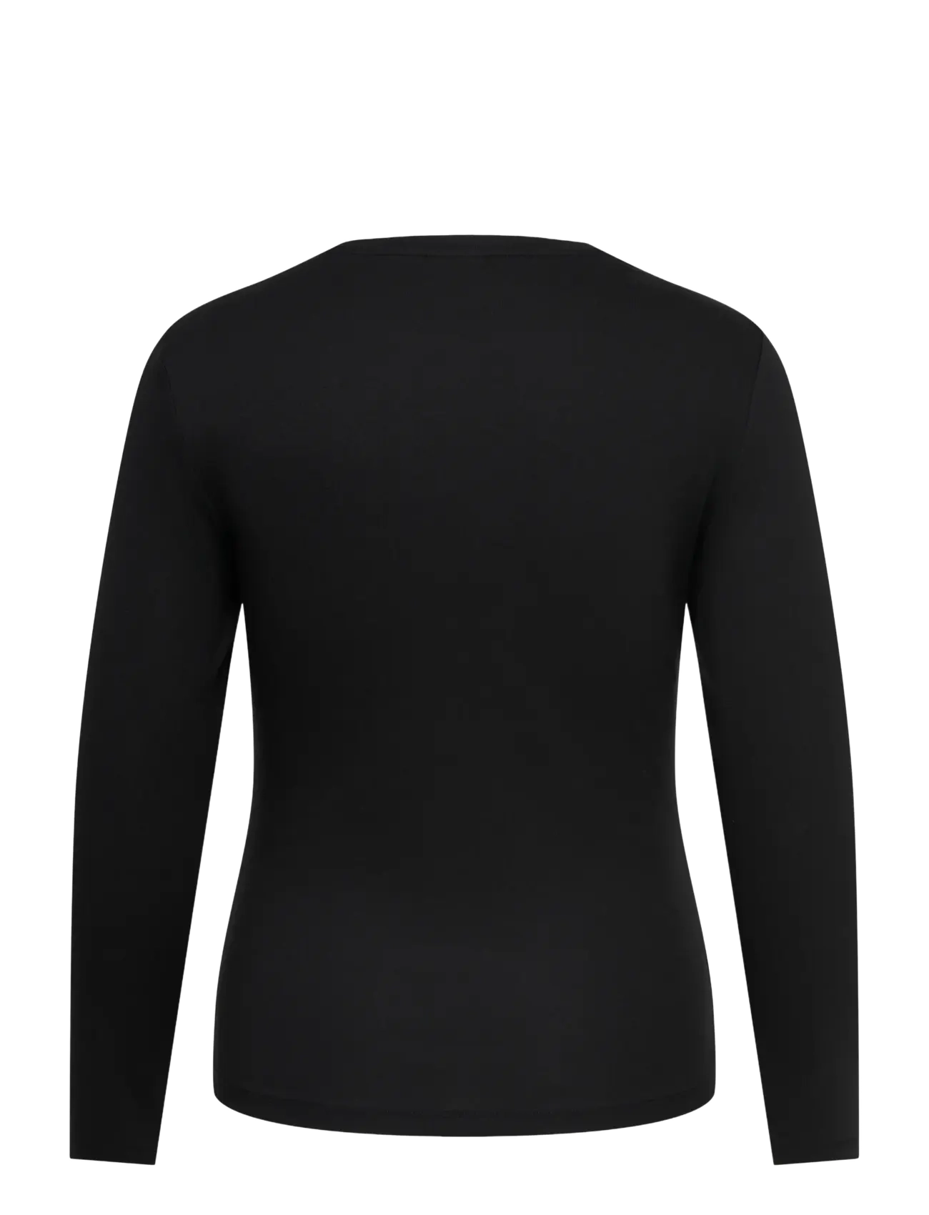 ONLY Carmakoma - CARRILEY L/S O-NECK TOP JRS NOOS - langærmede toppe - black - 2