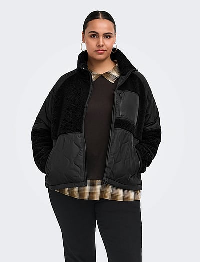 Carohio Quilt Mix Fleece Short Jackt Otw - Quiltede Jakker