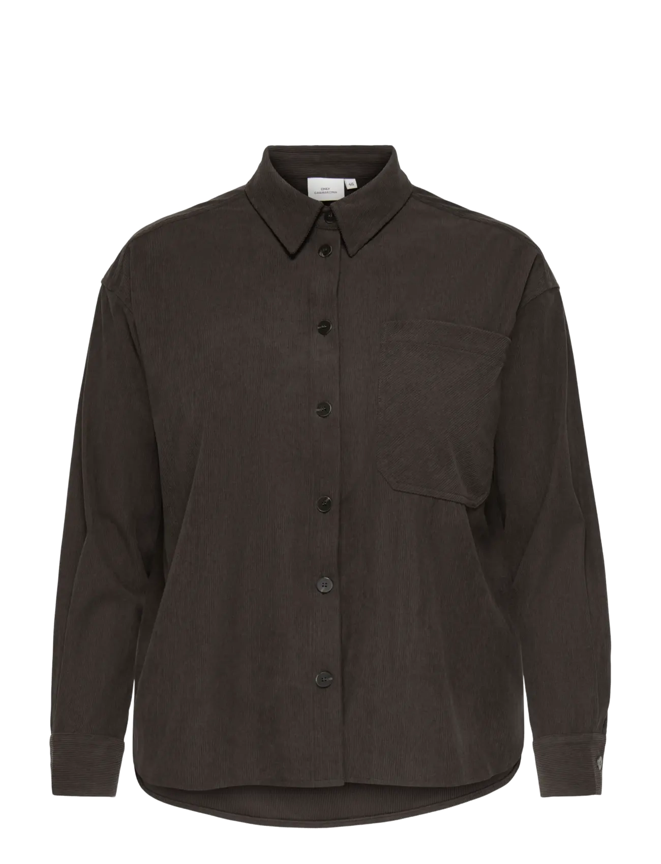 ONLY Carmakoma CARLAYLA L/S BUTTON CORDUROY SHIRT PNT - Hemden - COFFEE BEAN / brown