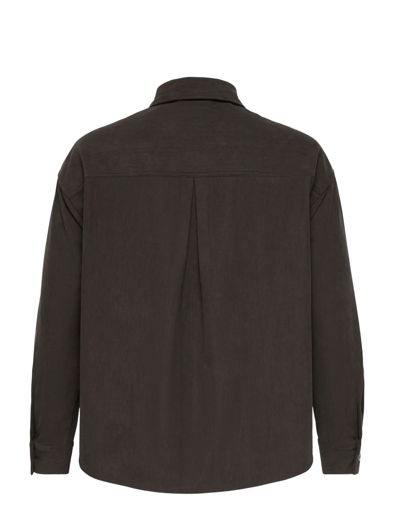 ONLY Carmakoma - CARLAYLA L/S BUTTON CORDUROY SHIRT PNT - langärmlige hemden - coffee bean - 1