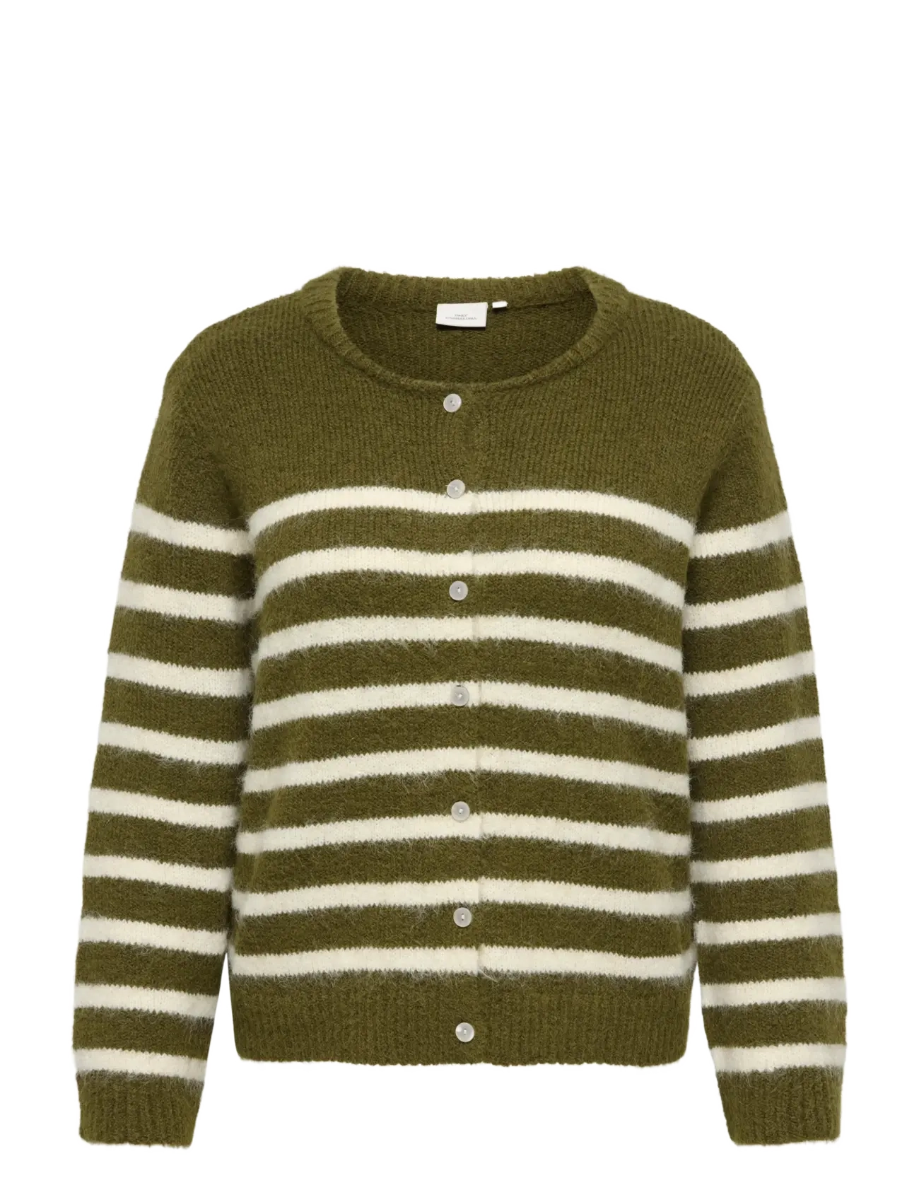 ONLY Carmakoma CARMAGGIE LS BASEBALL NECK CARDI KNT - Stickat - BEECH / khaki/green