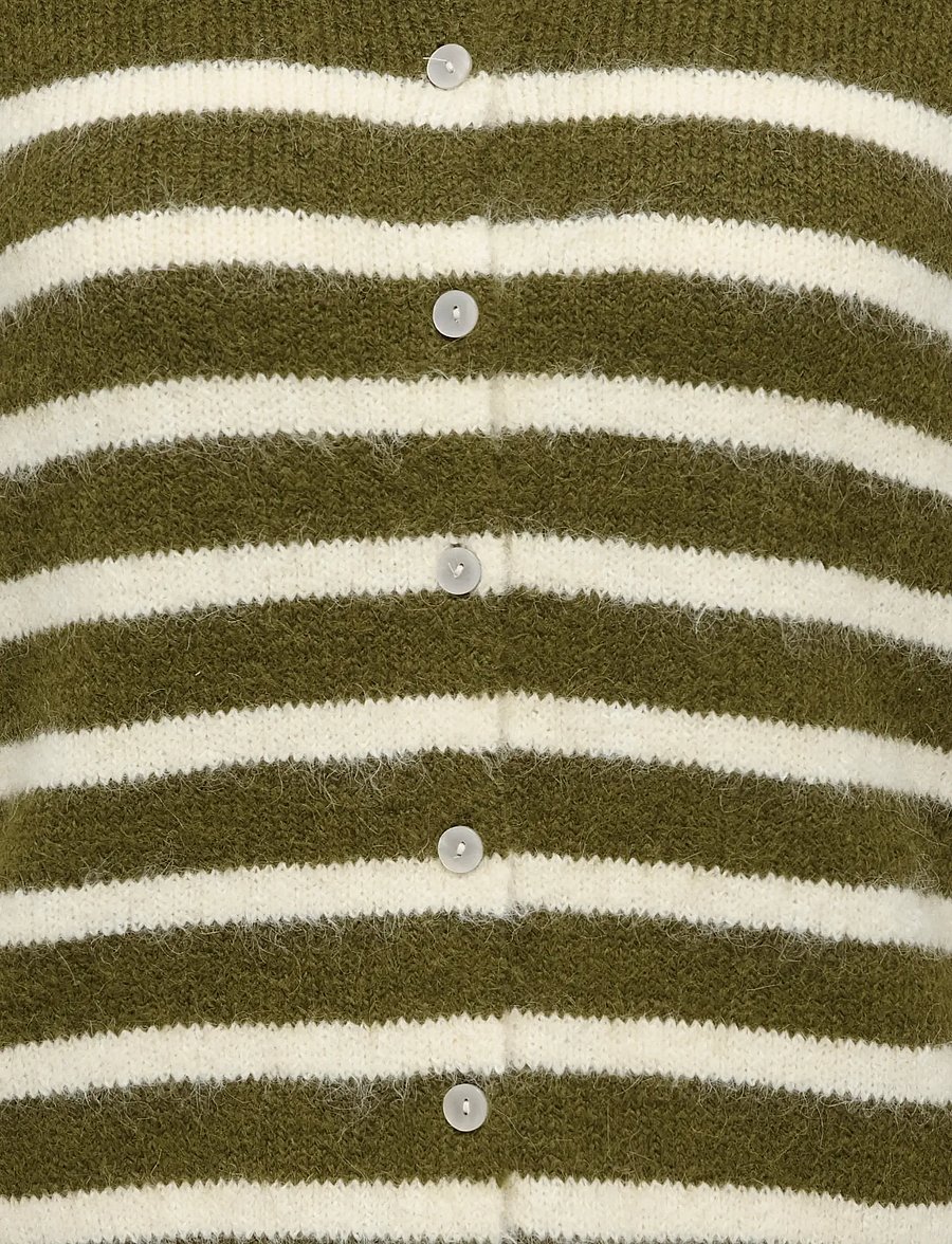 ONLY Carmakoma - CARMAGGIE LS BASEBALL NECK CARDI KNT - cardigans - beech - 2